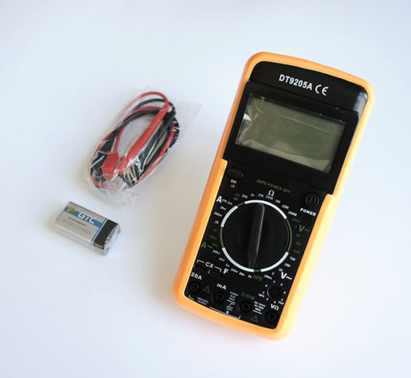 SONY DSC Мултицет DT-9205A, зумер, VAC, VDC, AAC, ADC, OHM, F