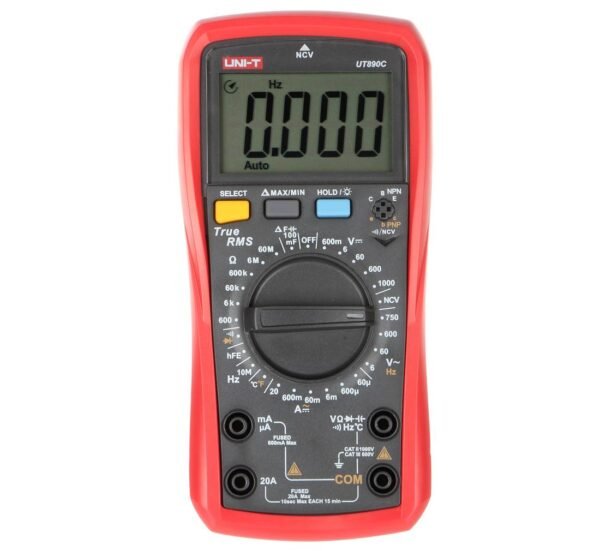Мултицет 890C, термосонда, зумер, VAC/VDC, AAC/ADC, OHM, NCV, °C, F