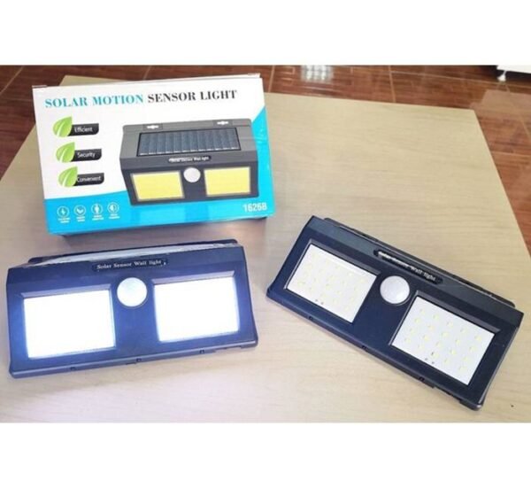 Нощна двойна LED лампа 1626A, фото и инфра червен датчик за движение, 8W, 6500K