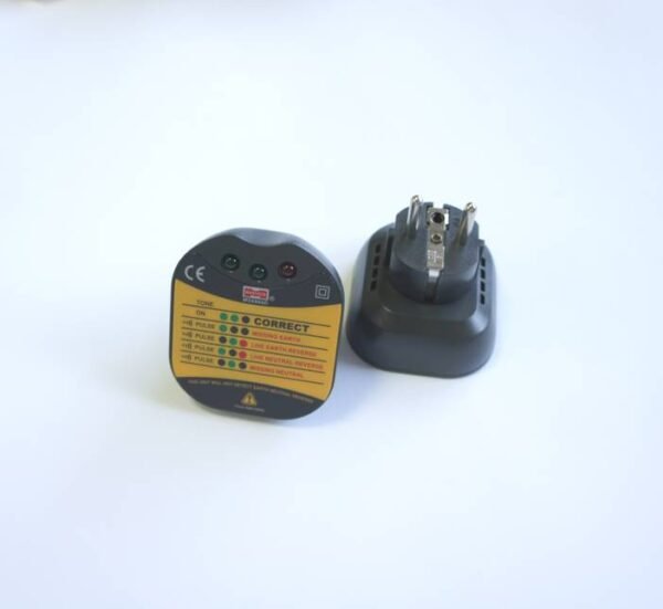 Тестер за проверка на контакти MS6860D, фаза, нула, заземяване