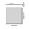 Панел за вграждане PL ECO 600, LED, 220VAC, 36W, 6500K, 600x600mm