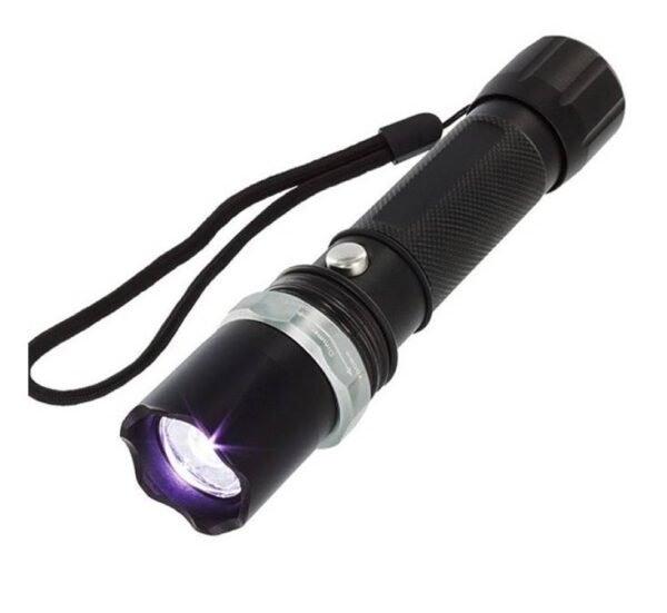 LED фенер комплект, акумулаторна батерия 18650, касета за батерии 3xAAA, 1,5V, 3W