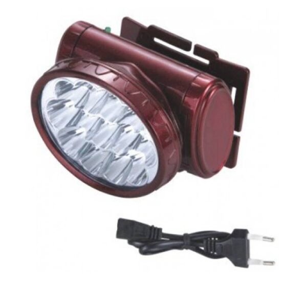 LED фенер за глава YJ-1898, 13 светодиода, акумулаторна батерия, 3W