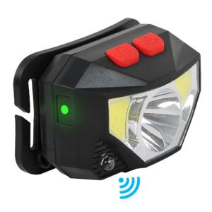 LED фенер Stronglight, влагоустойчив за глава, сензор, акумулаторни батериия, 10W