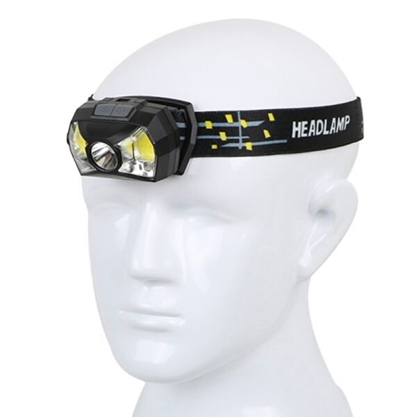 LED фенер Stronglight, влагоустойчив за глава, сензор, акумулаторни батериия, 10W