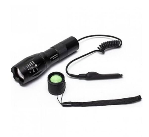 LED фенер BL-1831 с мек спусък за лов и акумулаторна батерия T6 CREE