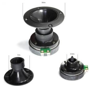 Високочестотен говорител F23, динамичен, пищялка, 30W, 8Ohm, Ф106mm