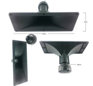 Високочестотен говорител F28, пиезо, пищялка, 120W, 8ohm, 290x110mm