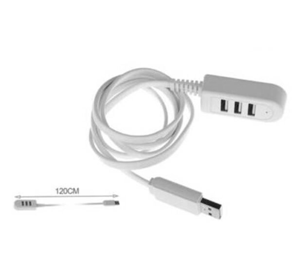 04952-B Разклонител USB HUB, 3xUSB, 1,2m, 2,4A
