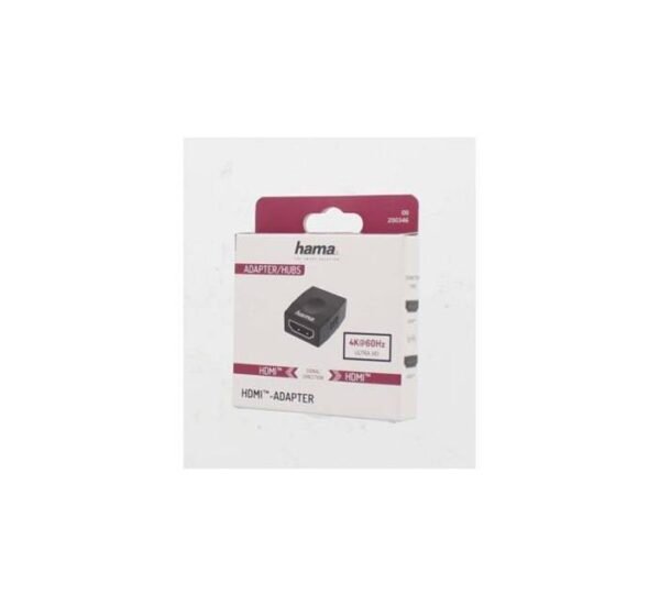 Букса снадка HAMA HDMI(ж)/HDMI(ж) 4K