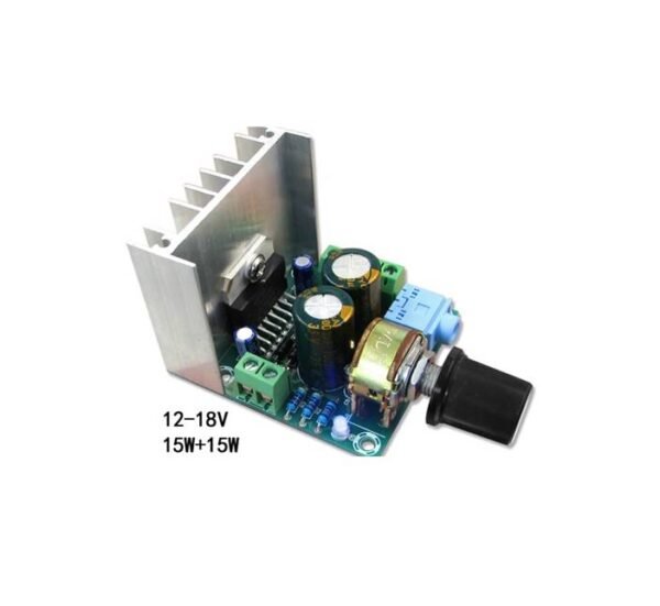 05583-B Платка кит за НЧ усилвател с радиатор и потенциометър 2х15W TDA7297