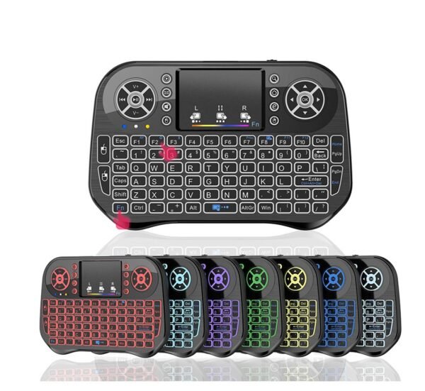 05603-C Безжична мини клавиатура, блутуут, тъч пад, светеща, лаптоп, телевизор, USB