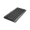 Клавиатура FK11, кирилица, мини, черна, USB, 1,5m