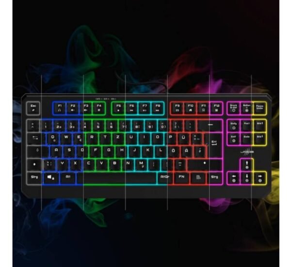 Геймърска клавиатура uRAGE EXODUS 220, светеща, RGB, USB, 1,3m