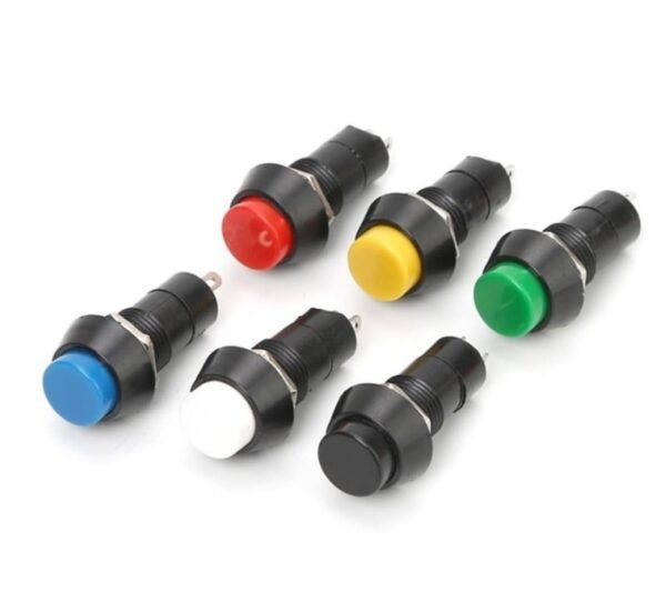 05711-C Бутон PBS-11B, незадържащ, зелен, НО, 220VAC, 2A, Ф12mm, SPST