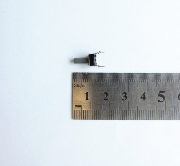 SONY DSC Малък бутон 4pin 6x6x11,5mm незадържащ НО черен 12V 0,05A H=8,5mm