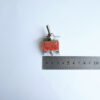 Ключ с лост 3pin, 2 положения, червен, 250VAC, 15A, Ф12mm