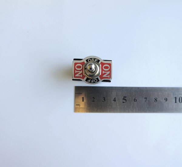 Ключ с лост, 6pin, 3 положения, незадържащ, черен, 250VAC, 10A, Ф12mm