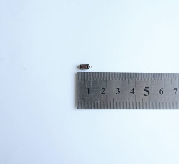 SONY DSC Микро бутон 2pin 6x4x2,5mm незадържащ НО червен H=0,5mm