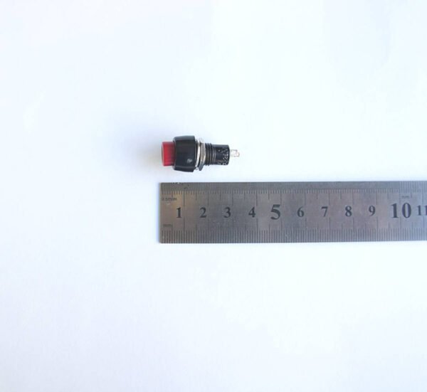 05793-B Бутон с 2 положения задържащ червен кръгъл 250V 1A Ф10mm
