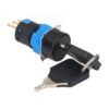 Ключ LA16, ротационен, 3pin, 2 положения, ключалка, 250VAC, 3A, Ф16mm, SPST