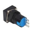 Ключ LA16, ротационен, 3pin, 2 положения, ключалка, 250VAC, 3A, Ф16mm, SPST