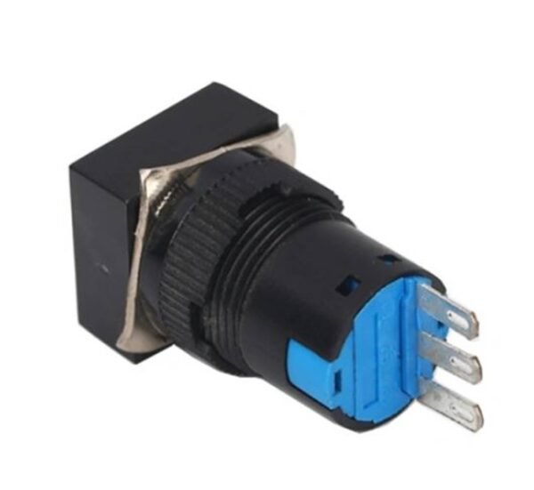 Ключ LA16, ротационен, 3pin, 2 положения, ключалка, 250VAC, 3A, Ф16mm, SPST
