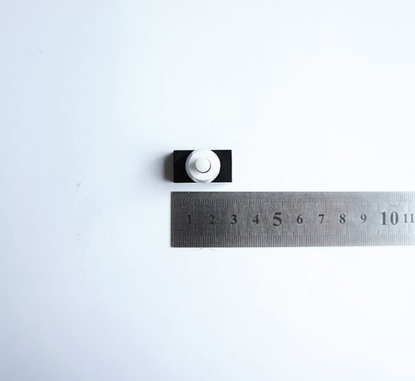 Ключ, мързелив, за лампа, 2 положения, бял, Ф10mm