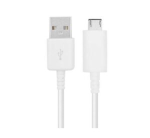 Кабел, бял, USB-А(м), MICRO USB(м), 1m