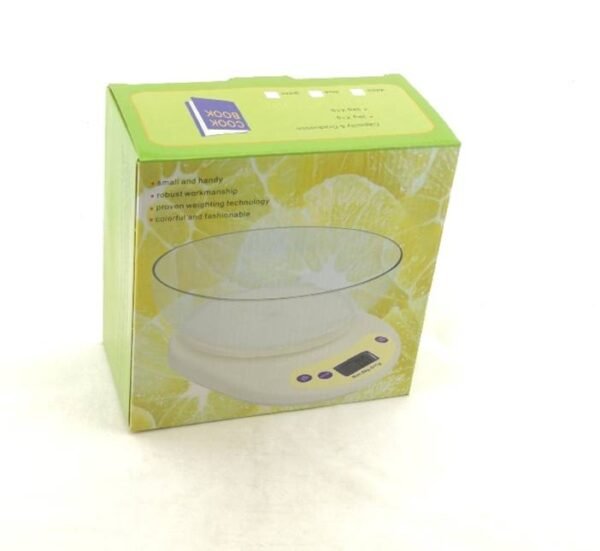 06135-B Кантар/везна KE-1 с PVC купа кухненски електронен до 5kg