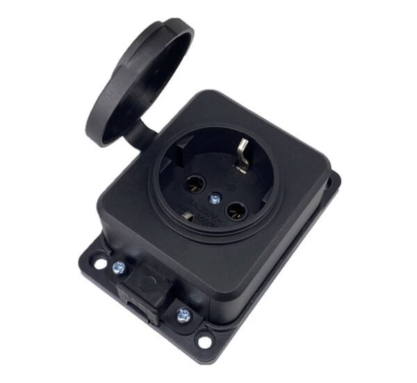 06237-A Външен контакт 5701, открит монтаж, влагозащитен, IP44, единичен, 95x65mm