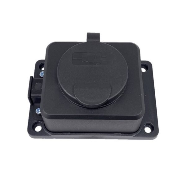 06237-B Външен контакт 5701, открит монтаж, влагозащитен, IP44, единичен, 95x65mm