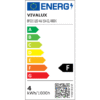 Лампа свещ, LED, клас F, цокъл E14, 220V, 6W, 4000K