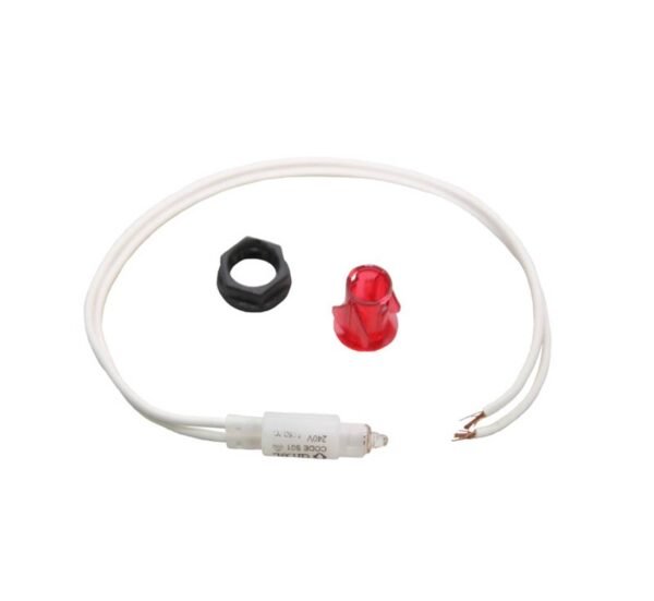 Индикаторна глим лампа за бойлер, плафон, зелена, 220VAC, Ф10mm