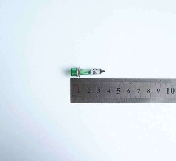 SONY DSC Индикаторна глим лампа плафон зелена 220V Ф6mm