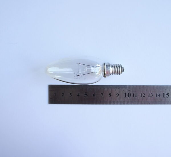 Лампа свещ прозрачна с цокъл E14 220V 25W