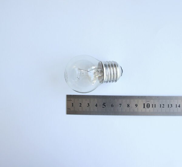 Лампа сфера, мини, прозрачна, цокъл E27, 220VAC, 25W