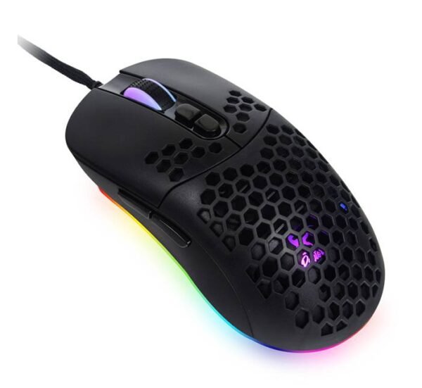 Оптична мишка GM-19, геймърска, RGB, USB, DPI=6400