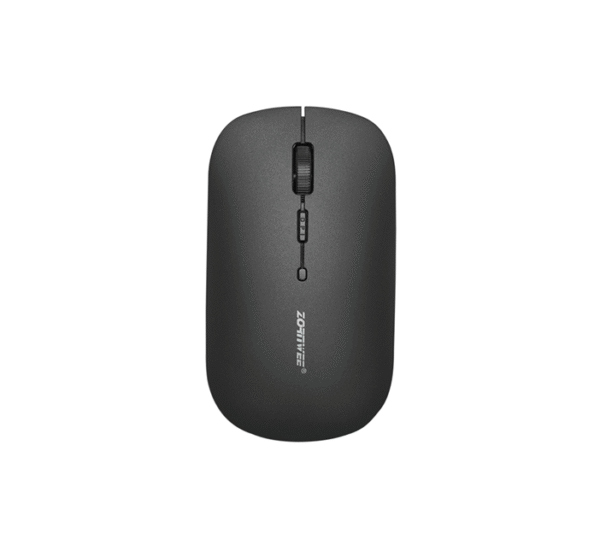 06964-A Оптична, безжична мишка, WH001, черна, USB, DPI=1600