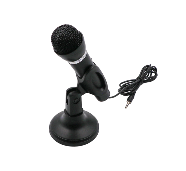 Настолен микрофон YW-30 със стойка за компютър, лаптоп 3,5mm JACK 2m