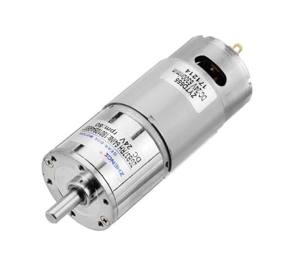 Електрическо моторче VGA28RO, редуктор, 24VDC, 160RPM, Ф28x60mm