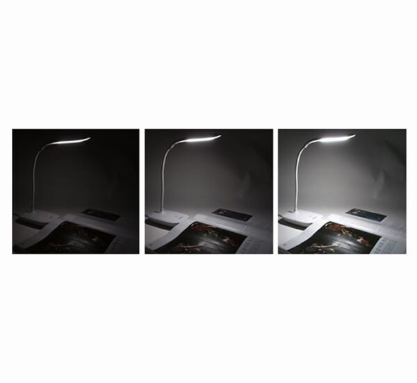 Настолна LED лампа BL001, акумулаторна батерия, 3 режима, USB