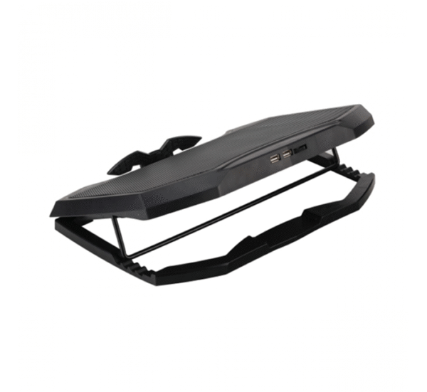 Охладител за лаптоп, регулируем, 3 бр. вентилатори, от 10" до 17"