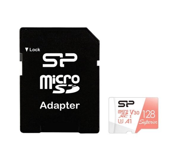 07842-A MicroSDXC, карта памет SP, UHS-1, клас 10, адаптер, 128GB
