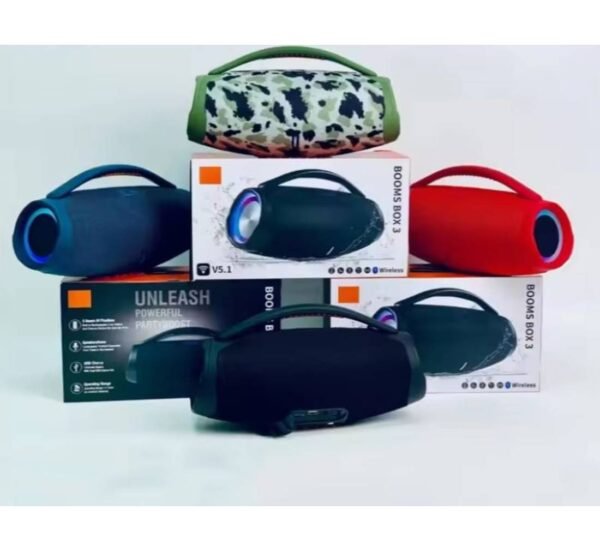 Преносима активна тонколона BOOMS BOX 3 RGB, Li-ion, блутуут, USB, SD, RGB, 2x5", 100W