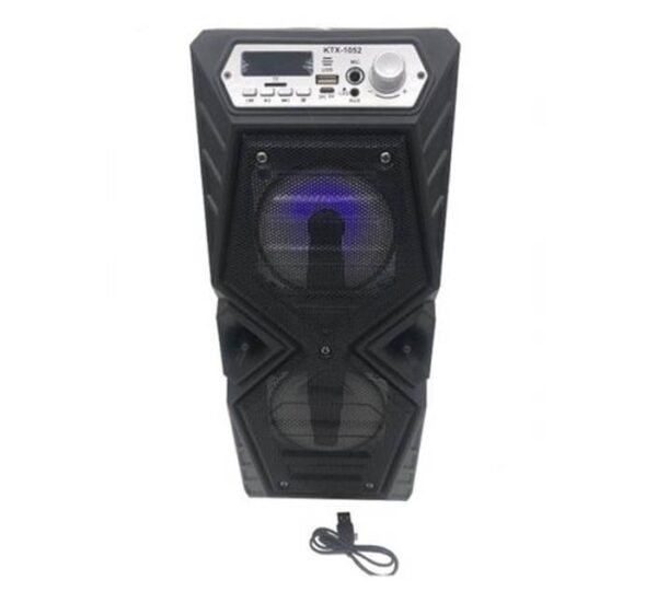09306-B Преносима активна тонколона KTС-1048 2x4" с вграден усилвател и блутуут 20W