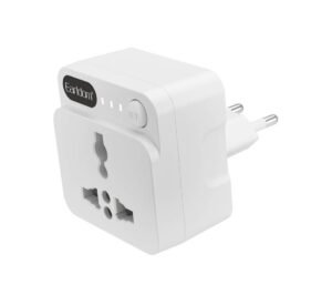 Преходник ES-SC20, универсален, таймер, 3 режима, UK, EU, US, AU, 220VAC, 2500W
