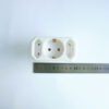 Разклонител за контакт 3-ка без кабел бял 220V 2,5A/16A