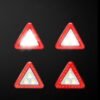 Електронен LED авариен триъгълник- лампа 5в1 мултифункционален HS-8017