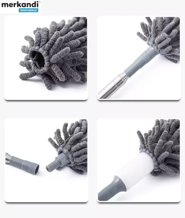 Четка за паяжини с телескопична дръжка 3в1